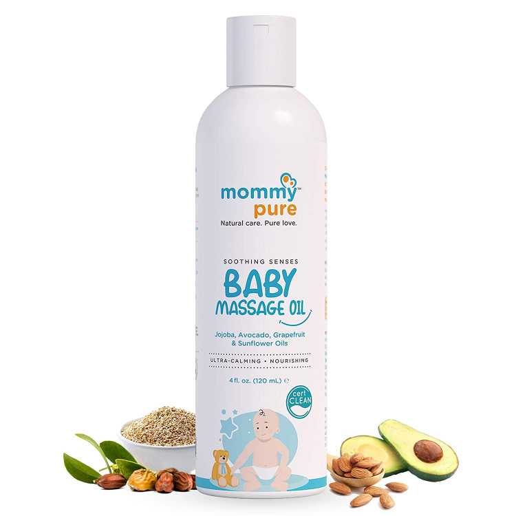 Mommypure baby massage oil