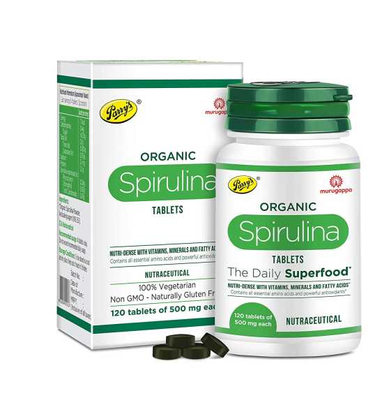 Parry Wellness Organic Spirulina tablets