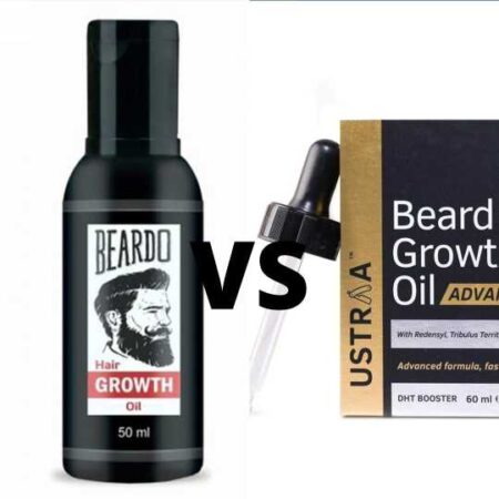 Beardo Beard Growth Oil vs Ustraa Beard Growth Oil Advanced