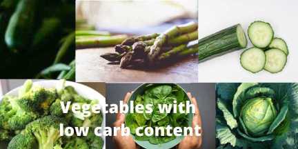 Low carb vegetables in India