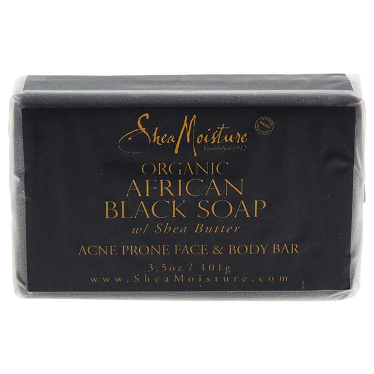 Shea moisture organic African black soap