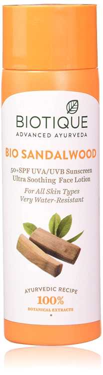 Biotique bio sandalwood sunscreen 