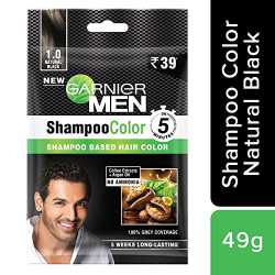 Garnier Men's shampoo hair color