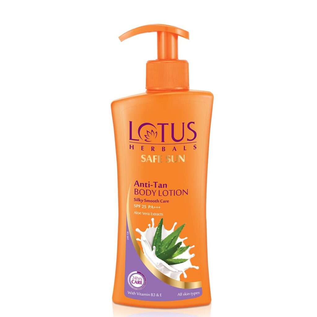 Lotus Herbals anti-tan body lotion