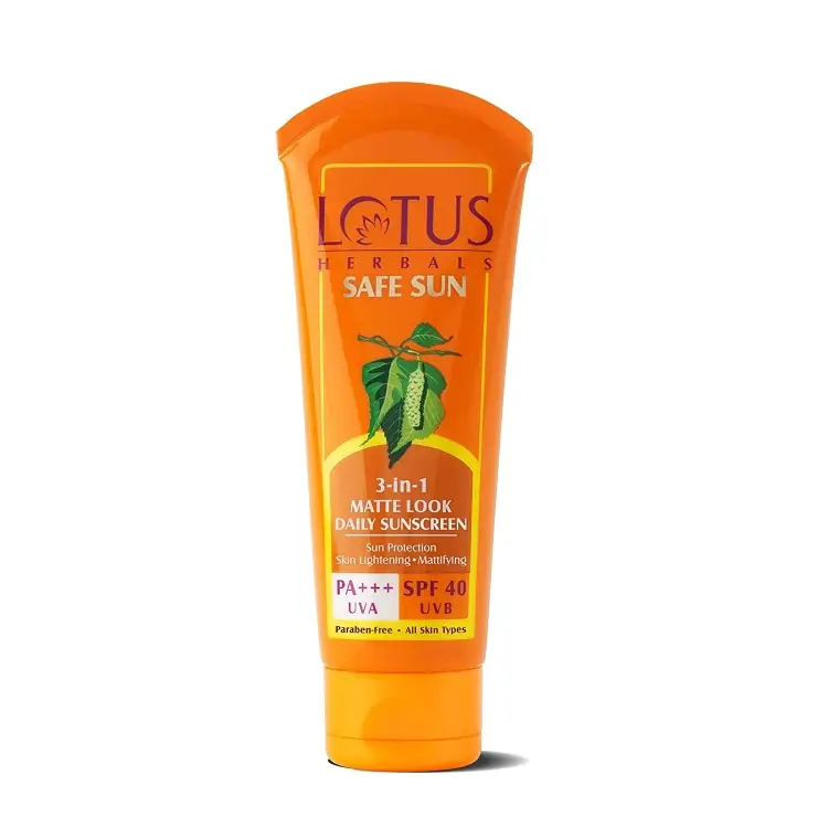 Lotus Herbals Safe Sun sunscreen