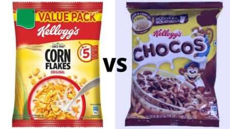 Kellogg's corn flakes vs Kellogg's Chocos