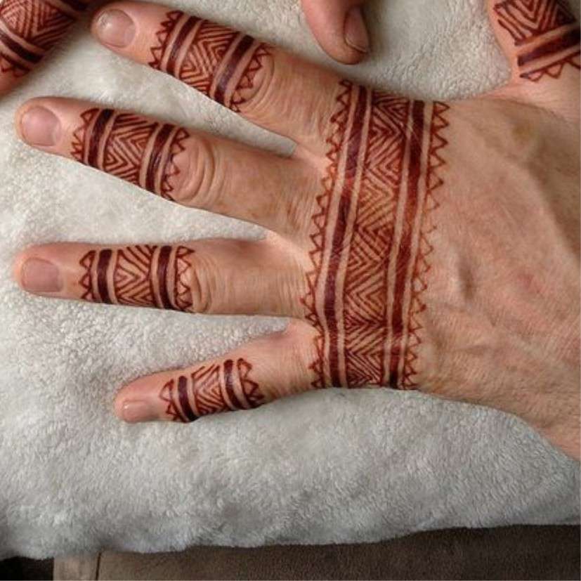 Finger mehndi design for boys