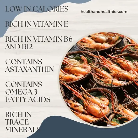 health benefits of prawns 