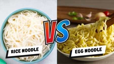 Rice noodles vs Egg noodles