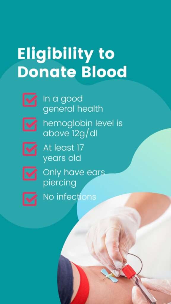 eligiblity to donate blood even if you have mild thalassemia
