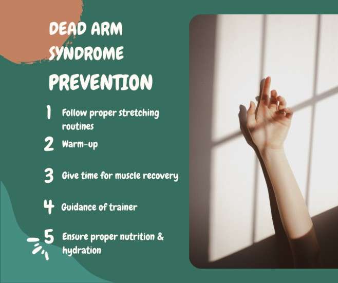 dead arm syndrome prevention and treatment