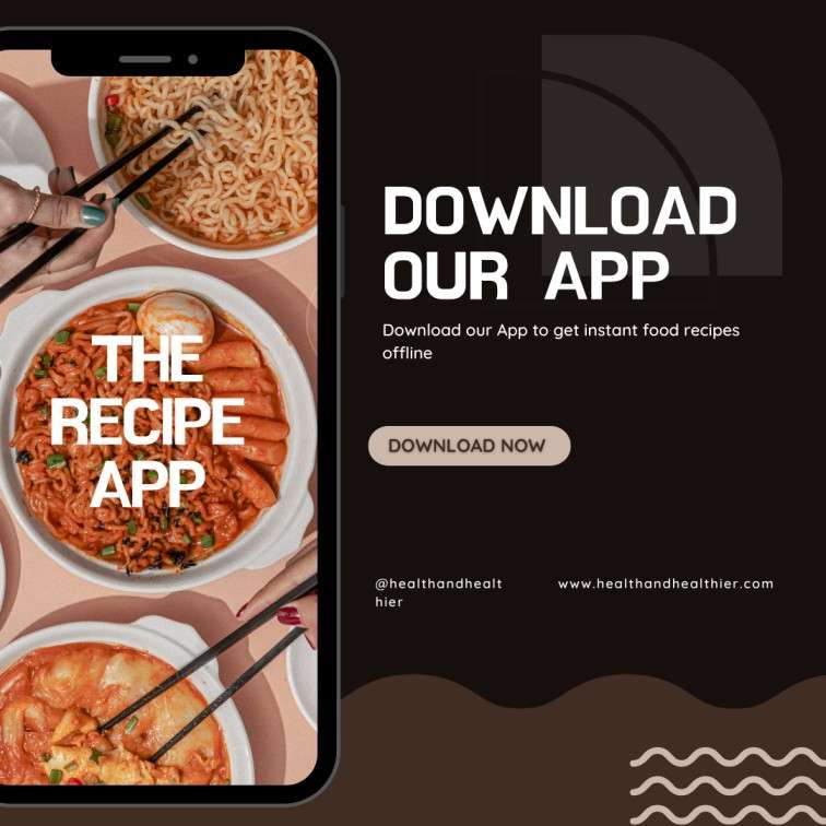 the recipe app by healthandhealthier