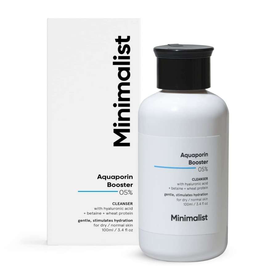 Minimalist 5% Aquaporin Booster Cleanser For Dry Skin