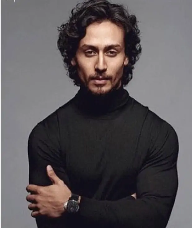 the ultimate curly hairstyle of tiger shroff